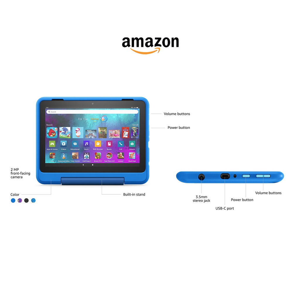 Amazon HD Fire 8 Pro Sky Blue
